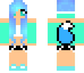 cute blue coloured fox girl