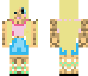 a girl with shape and spots