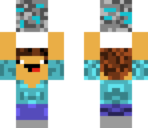 derp steve holding diamond ore