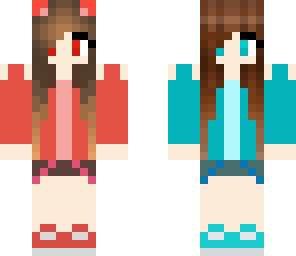 Angel-Devil 2 Sided Girl | Minecraft Skin