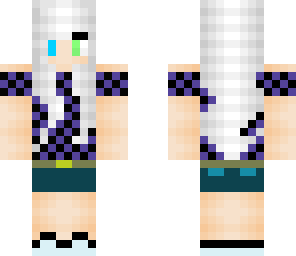 white hair girl