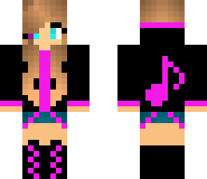 hot pink music girl