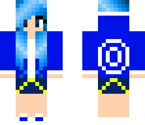 edited blue girl