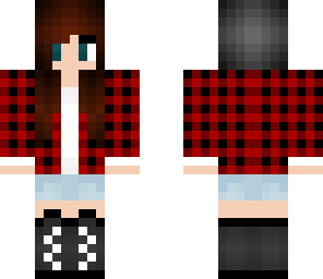 red flannel girl