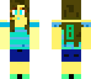 blue girl