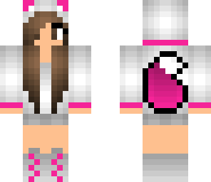 pink wolf girl
