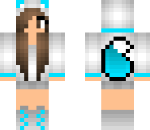 blue wolf girl