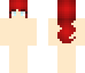 red haired girl skin base