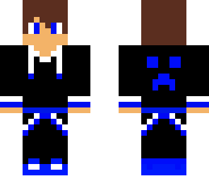 blue and black hodie