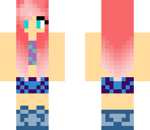 weird yet cute cotten candy gurl