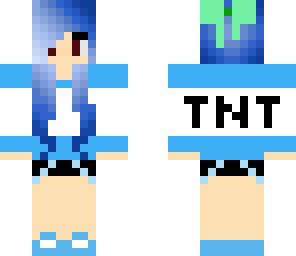 blue tnt girl