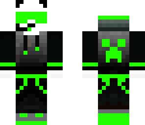 green gaming panda