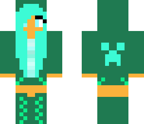 seafoam hoodie girl