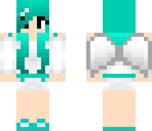 angle whith blue hair