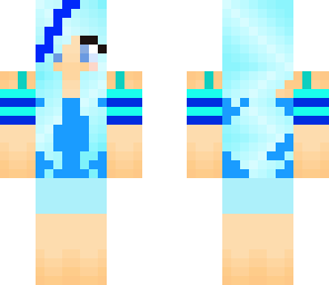 blue girl