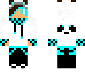 blue panda kid