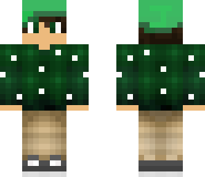 green beanie boy