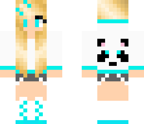 edited panda girl