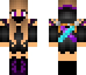 purple ninja girl