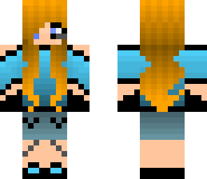 blue girl