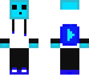 bule hoodie youtube slime