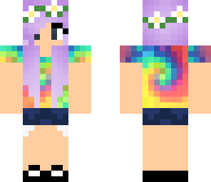tie die girl edit