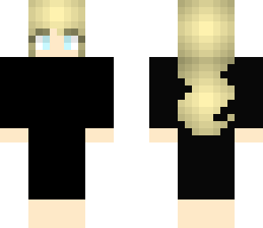 woman in black