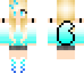 blue wolf girl