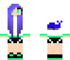pretty whale girl