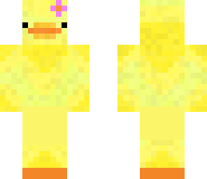kawaii duckie with flower