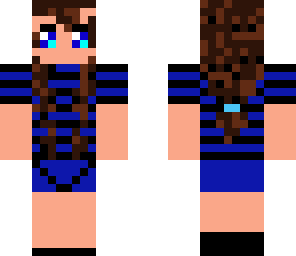 soeur de fille bleu