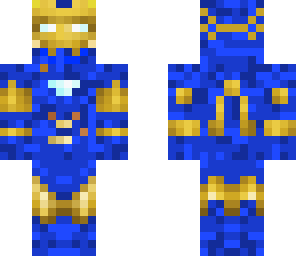 blue iron-man