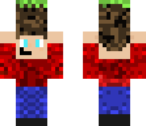 someone holding a grass block