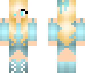 blue party girl