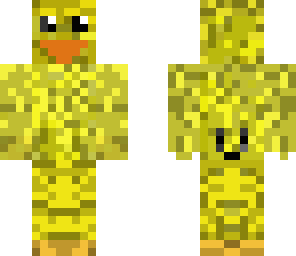 yellow pixel duck
