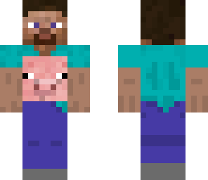 steve in a pig shirt