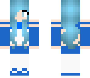cute blue girl