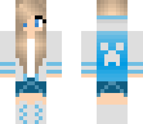 blue creeper girl