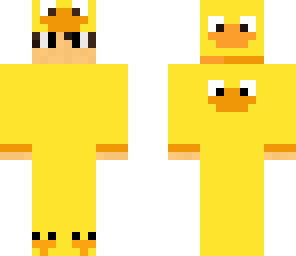 boy in a duck onesie