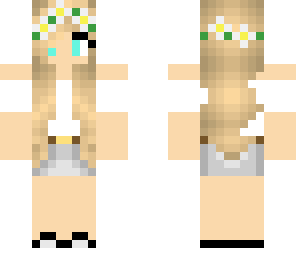blonde girl with flower crown re-upload