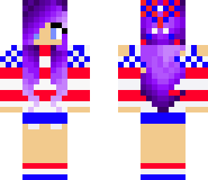 cute fourth of july girl