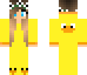 duck onesie with flower crown