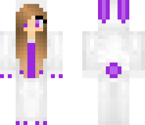 purple girl bunny