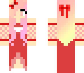 red spring girl