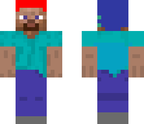 steve con pelo creeper ariba