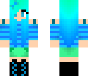 blue girl