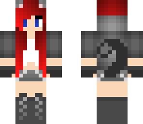 red haired cat girl