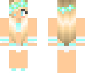 cute girl blue