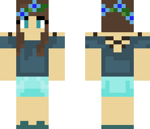 flower girl blue
