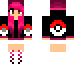 edited pink pokemon trainer